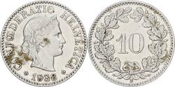 World Coins - Switzerland, 10 Rappen, 1938, Bern, Nickel, , KM:27b