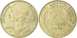 World Coins - France, 20 Centimes, Marianne, 1969, Paris, Aluminum-Bronze, , KM:930