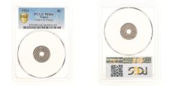 World Coins - Coin, France, Lindauer, 5 Centimes, 1924, Poissy, PCGS, MS64,