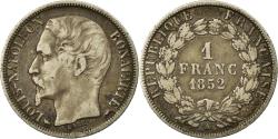 World Coins - France, Napoleon III, Franc, 1852, Paris, , Silver, KM:772