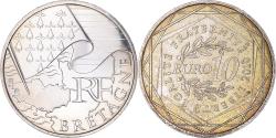 World Coins - France, 10 Euro, Bretagne, 2010, , Silver