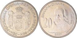 World Coins - Coin, Serbia, 20 Dinara, 2007, , Copper-Nickel-Zinc, KM:47