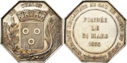World Coins - France, Token, Compagnie d'Eclairage au Gaz, Chalon et Macon, 1838, Salmson