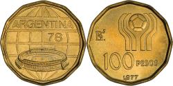 World Coins - Coin, Argentina, 100 Pesos, 1977, , Aluminum-Bronze, KM:77