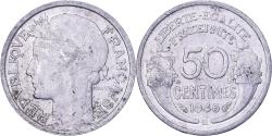 World Coins - France, 50 Centimes, Morlon, 1945, Beaumont - Le Roger, Aluminum,