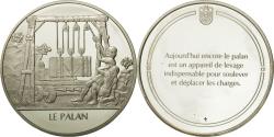 World Coins - France, Medal, Le palan, Sciences & Technologies, , Silver