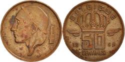 World Coins - Coin, Belgium, Baudouin I, 50 Centimes, 1965, , Bronze, KM:148.2