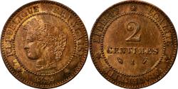 World Coins - Coin, France, Cérès, 2 Centimes, 1894, Paris, , Bronze, Gadoury:105