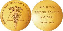 World Coins - France, Medal, Greffiers des Tribunaux de Commerce, 100ème Congrès National