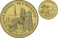 World Coins - France, 1 écu d'Amiens, Cathédrale d'Amiens, 1994, , Brass