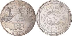 World Coins - France, 10 Euro, Bretagne, 2012, Paris, , Silver, Gadoury:EU514