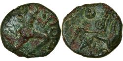 Ancient Coins - Coin, Bellovaci, Bronze au personnage courant, Ist century BC,