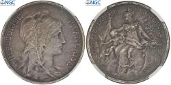 World Coins - France, 5 Centimes, Daniel-Dupuis, ND (1897), Paris, Pattern, Silver, NGC,
