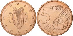 World Coins - Ireland, 5 Euro Cent, 2005, Dublin, Copper Plated Steel,