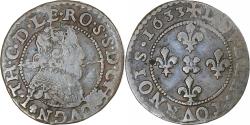 World Coins - France, Seigneurie de Cugnon, Jean-Théodore, Double Tournois, 1633, Cugnon