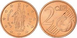 World Coins - San Marino, 2 Euro Cent, 2004, Rome, Copper Plated Steel,