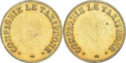 World Coins - France, Token, Compagnie le Taxiphone, Society, , Brass