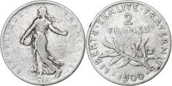 World Coins - France, 2 Francs, Semeuse, 1900, Paris, Silver, , Gadoury:532, KM:845.1