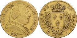 World Coins - France, Louis XVIII, 20 Francs, Louis XVIII, 1815, Paris, Gold,