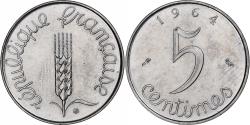 World Coins - France, 5 Centimes, Épi, 1964, Paris, Stainless Steel, , Gadoury:172