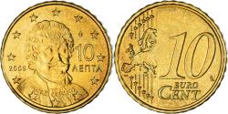 World Coins - Greece, 10 Euro Cent, 2009, Athens, , Brass, KM:211