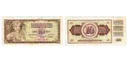 World Coins - Banknote, Yugoslavia, 10 Dinara, 1978, 1978-08-12, KM:82c, VF(20-25)
