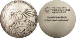 World Coins - France, Medal, La prévention routière, Automobile, , Silvered bronze