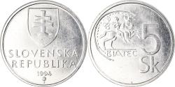 World Coins - Coin, Slovakia, 5 Koruna, 1994