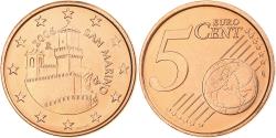 World Coins - San Marino, 5 Euro Cent, 2006, Rome, BU, , Copper Plated Steel, KM:442