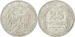 World Coins - Coin, GERMANY - EMPIRE, Wilhelm II, 25 Pfennig, 1910, Muldenhütten,