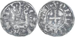 World Coins - Coin, France, Philip II, Denier Tournois, 1180-1223, Saint-Martin de Tours