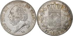 World Coins - France, Louis XVIII, 5 Francs, 1824, Perpignan, Silver, , Gadoury:614