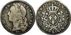 World Coins - Coin, France, Louis XV, 1/2 Écu au bandeau, 1756, Bayonne