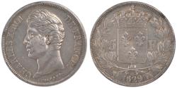 World Coins - Coin, France, Charles X, 5 Francs, 1829, Marseille, , Silver