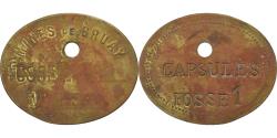 World Coins - France, Token, Mines de Bruay, Capsules, Foose 1, Brass,