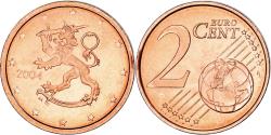 World Coins - Finland, 2 Euro Cent, 2004, Vantaa, , Copper Plated Steel, KM:99