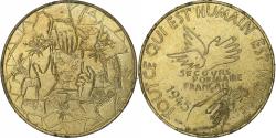 World Coins - France, Secours Populaire, Jeton Souvenir, 1995, Bronze, Pessac,