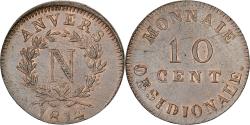 World Coins - France, Napoleon I, 10 Centimes, Obsidionale, 1814, Antwerp, Siege Coinage