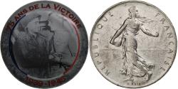 World Coins - France, Token, 75 ans de la Victoire - scènes de soldats, Nickel,