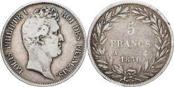 World Coins - Coin, France, Louis-Philippe, 5 Francs, 1830, Paris, , Silver