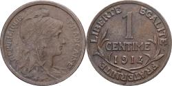 World Coins - France, Centime, Dupuis, 1914, Paris, Bronze, , Gadoury:90, KM:840