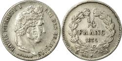 World Coins - Coin, France, Louis-Philippe, 1/4 Franc, 1835, Paris, , Silver
