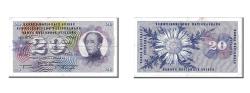 World Coins - Banknote, Switzerland, 20 Franken, 1955, 1955-10-20, AU(50-53)