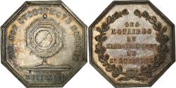 World Coins - France, Token, Notaires de l'Arrondissement de Saint-Etienne, 1846, Silver