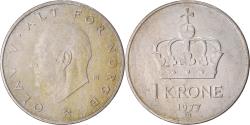 World Coins - Coin, Norway, Krone, 1977