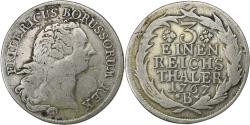 World Coins - Kingdom of Prussia, Friedrich II, 1/3 reichsthaler, 1767, Wroclaw, Silver