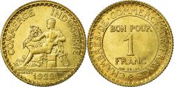 World Coins - Coin, France, Chambre de commerce, Franc, 1922, , Aluminum-Bronze