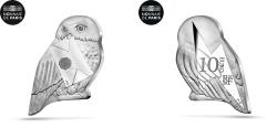 World Coins - France, 10 Euro, HARRY POTTER - HEDWIGE, 2021, , Silver