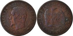 World Coins - Coin, France, Napoleon III, Napoléon III, Centime, 1855, Strasbourg,