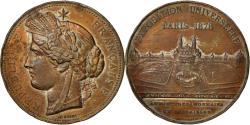 World Coins - France, Medal, Exposition Universelle PARIS, 1878, Oudiné, , Bronze